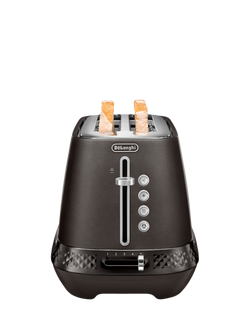 De'Longhi Diadema CTV3003 Long 2 Slot Toaster, Black