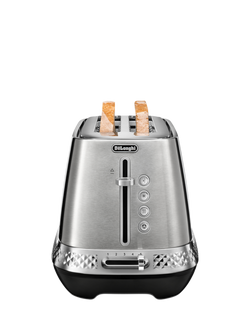 De'Longhi Diadema CTV3003 Long 2 Slot Toaster, Metal