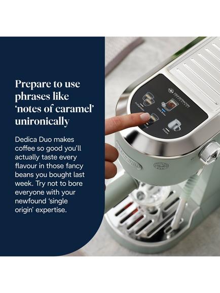De'Longhi Dedica Duo EC890 Espresso Coffee Machine - view 2, Green