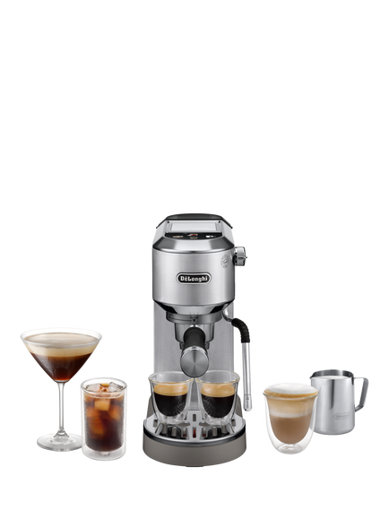 De'Longhi Dedica Duo EC890 Espresso Coffee Machine, Stainless Steel
