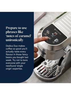 De'Longhi Dedica Duo EC890 Espresso Coffee Machine - view 2, Metal