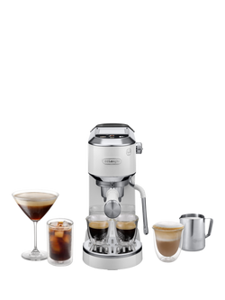 De'Longhi Dedica Duo EC890 Espresso Coffee Machine, White