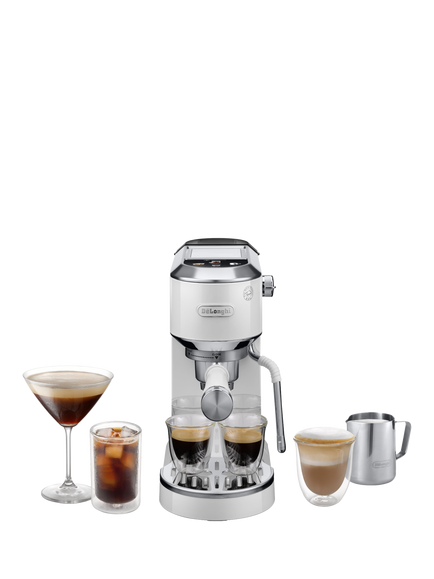 De'Longhi Dedica Duo EC890 Espresso Coffee Machine, White
