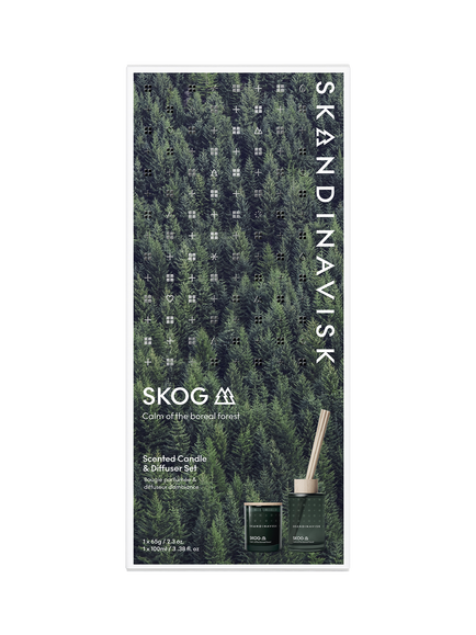 SKANDINAVISK Skog Candle and Diffuser Set - view 2, Forest Green