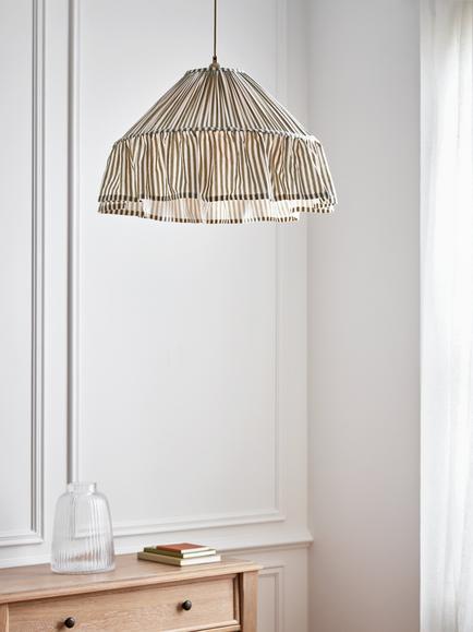 John Lewis x Sanderson Pinetum Easy-to-Fit Ceiling Shade, Avocado - view 2, Avocado