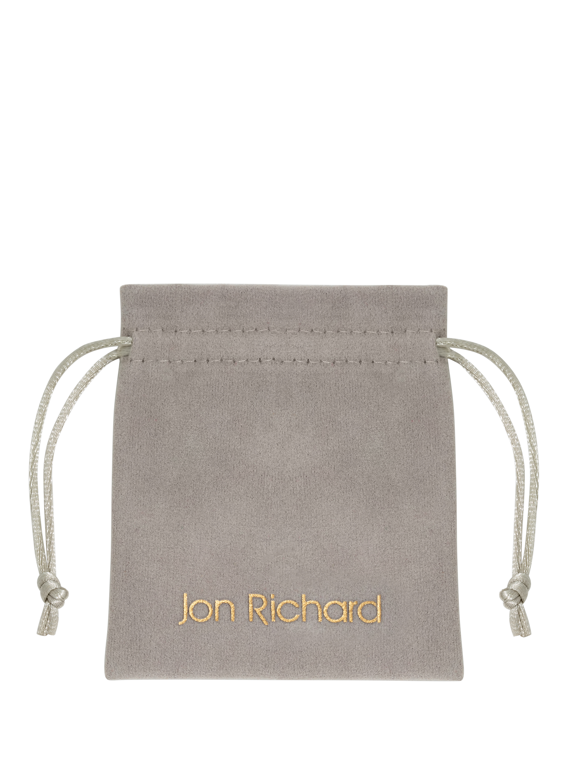 Product image 5 of 5, which shows Jon Richard Cubic Zirconia Navette Drop Earrings, Silver