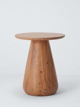 John Lewis Orb Acacia Wood Side Table, Natural