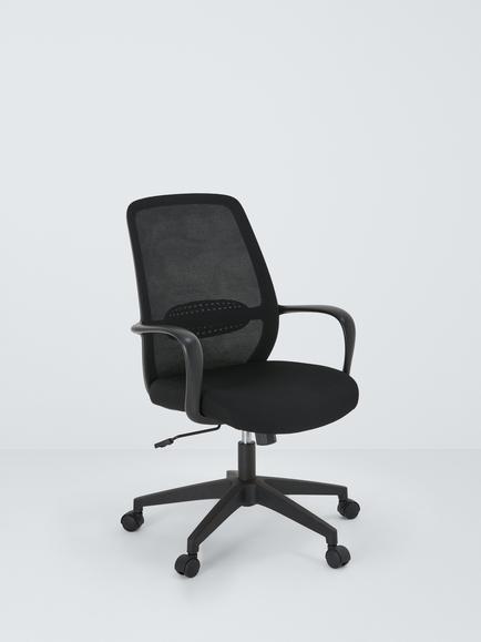 John Lewis Cole Office Chair, Black, Black