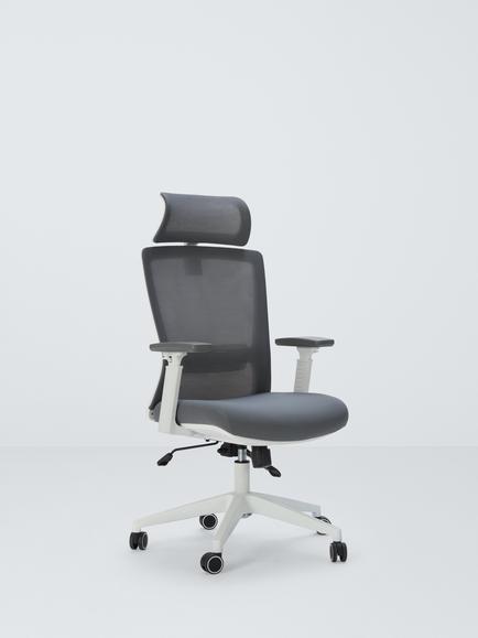 John Lewis Ollie High Back Ergonomic Office Chair, Grey, Grey