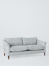 John Lewis Sloane Large 3 Seater Sofa, Dark Leg, Hidcote Blue