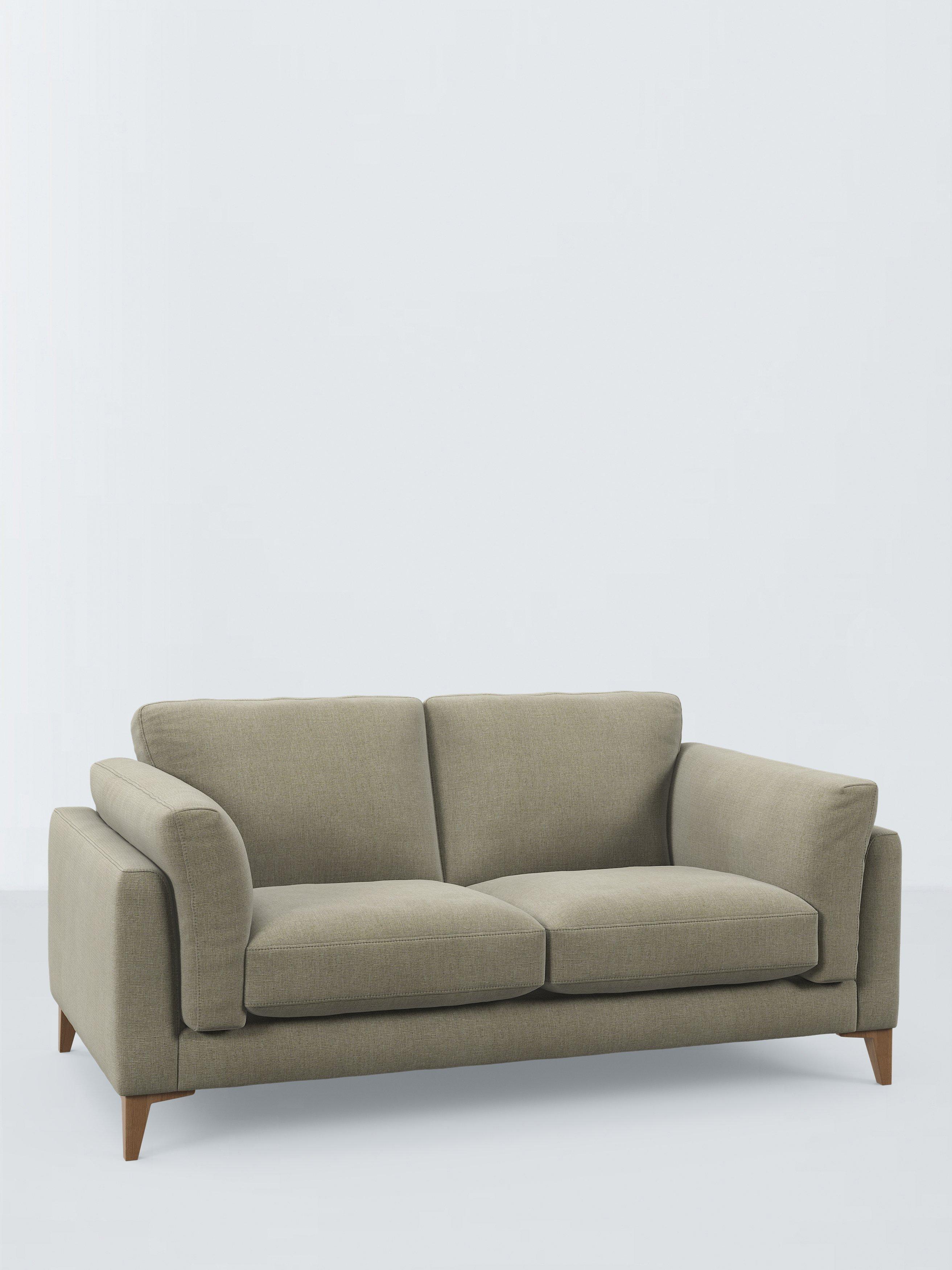 Jura Range, John Lewis Jura Large 3 Seater Sofa, Dark Leg, Aston Green