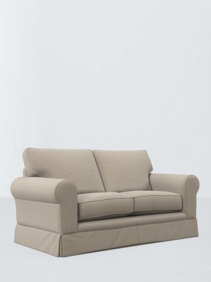 John Lewis Padstow Medium 2 Seater Sofa, Cotton Mix Natural, Cotton Mix Natural