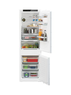 Siemens KI86NVSE0G Integrated 60/40 Fridge Freezer, Black, Black