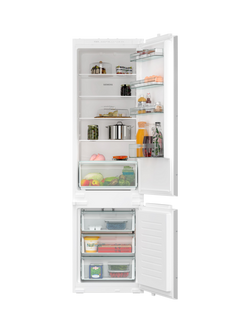 Siemens KI96NNSE0 Integrated 70/30 Fridge Freezer, Black, Black