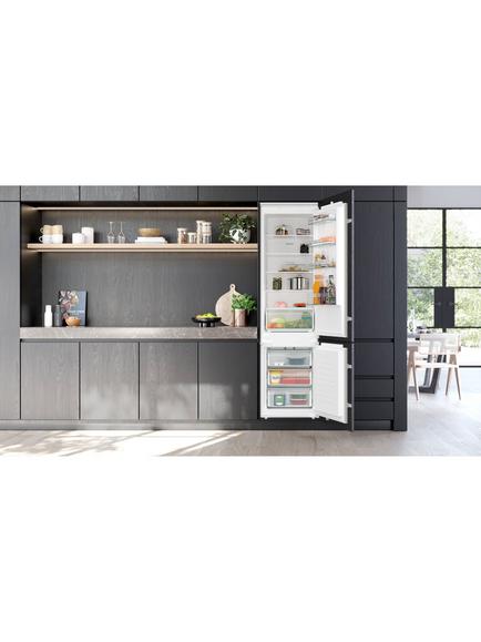 Siemens iQ100 KI96NNSE0 Integrated 70/30 Fridge Freezer, Black - view 2, Black