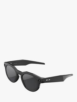 Oakley Meta HSTN Glasses, Black, Prizm Black Polarized Lenses, Black