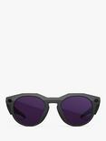 Oakley Meta HSTN Glasses, Black, Clear to Amethyst Transitions Lenses