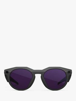 Oakley Meta HSTN Glasses, Black, Clear to Amethyst Transitions Lenses - view 2, Black