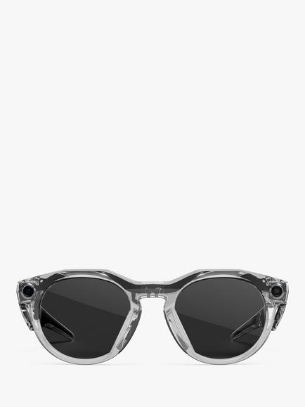 Oakley Meta HSTN Glasses, Clear, Clear to Grey Transitions Lenses - view 2, Clear
