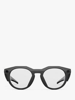 Oakley Meta HSTN Glasses, Black, Clear Lenses - view 2, Black