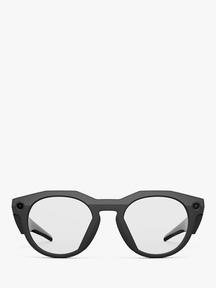Oakley Meta HSTN Glasses, Black, Clear Lenses - view 2, Black