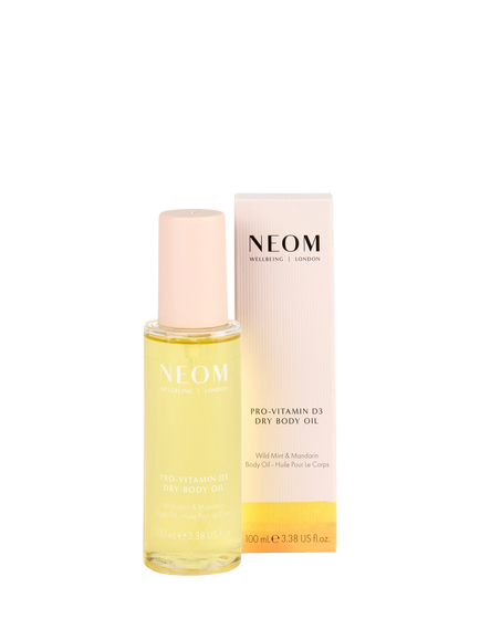 NEOM Wellbeing London Pro-Vitamin D3 Dry Body Oil, 100ml, 