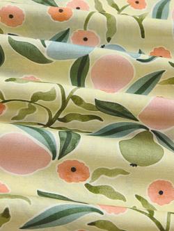 John Lewis x Anine Cecilie Iversen Pear Oilcloth Tablecloth Fabric, Multi - view 2, Multi
