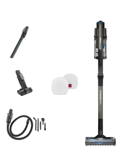 Shark PowerPro Pet IZ380UKFDB Stick Cordless Vacuum Cleaner, Charcoal Black, Charcoal Black