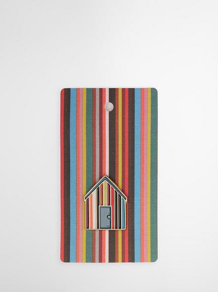 Barbour Paul Smith Pin Badge, Beach Hut, Beach Hut