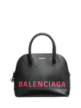 Pre-loved Balenciaga Ville Top Handle Silver Hardware Bag, Black