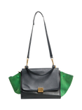 Pre-loved CELINE Tapeze Suede and Leather 2-Way Bag, Multi