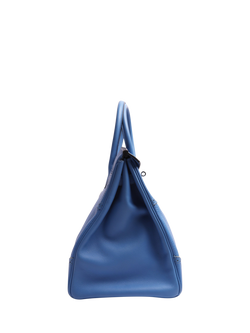 Pre-loved Hermès Paradis Birkin 35 Handbag, Blue - view 2, Blue