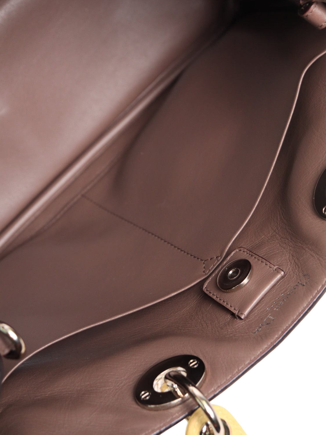 Pre-loved Christian Dior 2013 Ostrich Leather Diorissimo 2-Way Bag