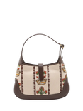 Pre-loved GUCCI Jackie 1961 Canvas Shoulder Bag, Multi