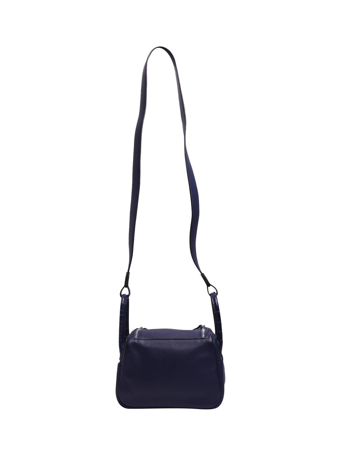Product image 2 of 5, which shows Pre-loved Hermès Lindy Mini Palladium Bag, Blue