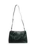 Pre-loved Prada Saffiano Lux Galleria 2-Way Bag, Dark Green