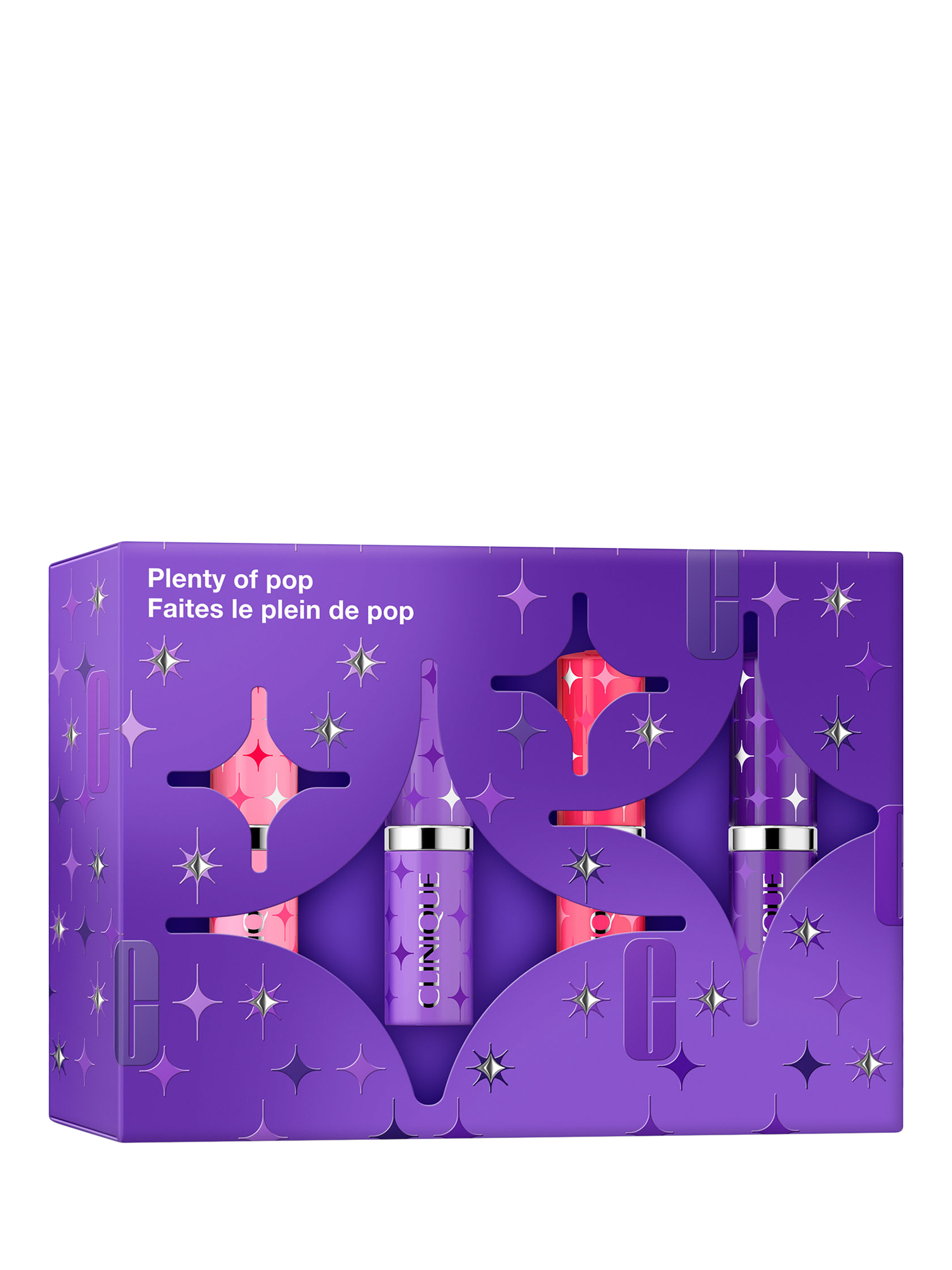 Product image 1 of 7, which shows Clinique Plenty of Pop Lipstick Makeup Gift Set