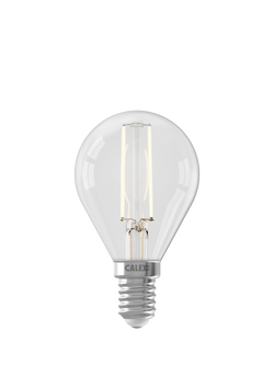 Calex 3.5W Functional LED Dimmable E14 Spherical Bulb, Clear, Clear