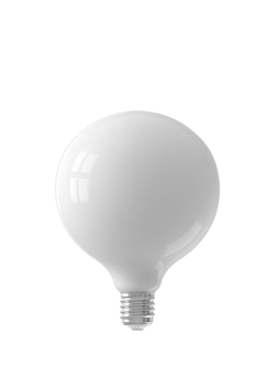 Calex G125 Globe 9W LED Dimmable E27 Light Bulb, White Ivory - view 2, White Ivory