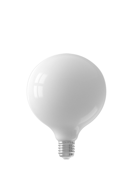 Calex G125 Globe 9W LED Dimmable E27 Light Bulb, White Ivory - view 2, White Ivory