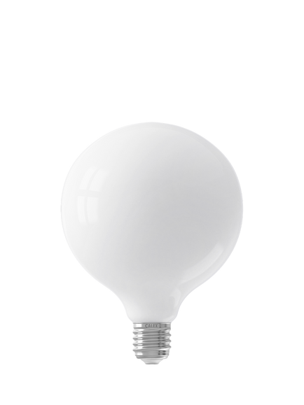 Calex G125 Globe 7.5W LED Dimmable E27 Light Bulb, White Ivory - view 2, White Ivory