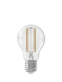 Calex G125 Globe 7.5W LED Dimmable E27 Light Bulb, White Ivory - view 2, Clear Clear