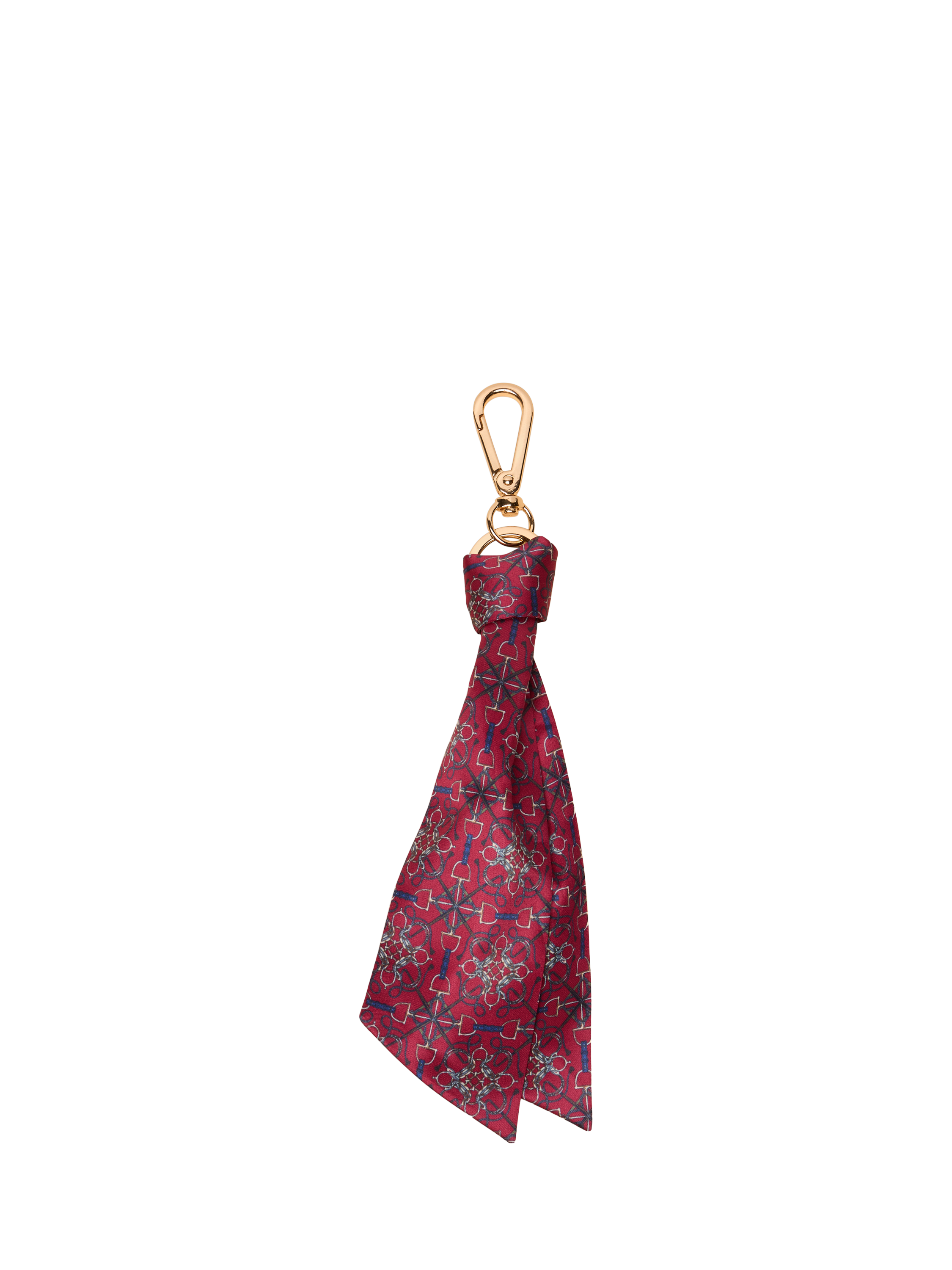 Product image 1 of 3, which shows Joules Graphic Print Keyring, Red Berry
