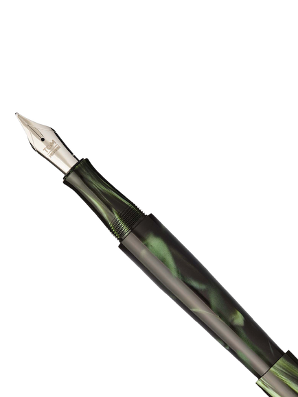 Tom Hessin Charles Collection Fountain Pen, Highland Green - view 2, Highland Green