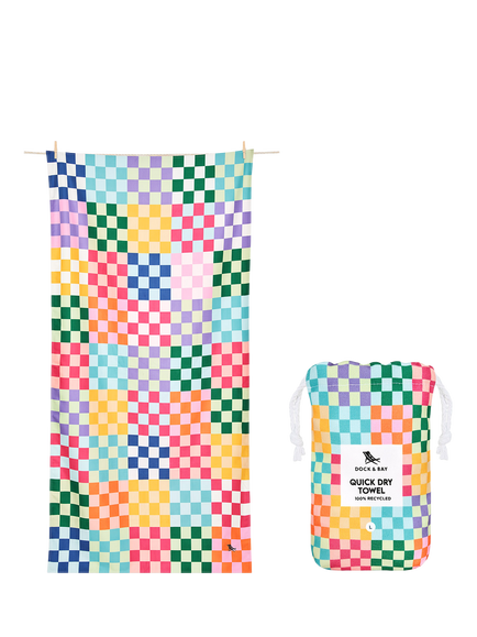 Dock & Bay Check Me Out Beach Towel, Multi, Multi