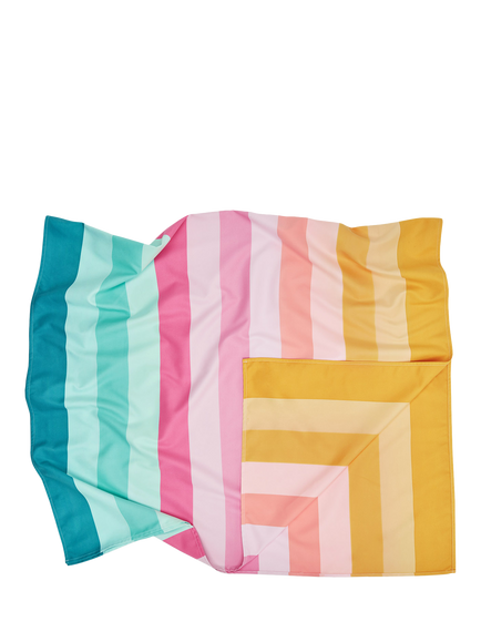 Dock & Bay Quick Dry Beach Towel, Coastal Candy - view 2, Multi