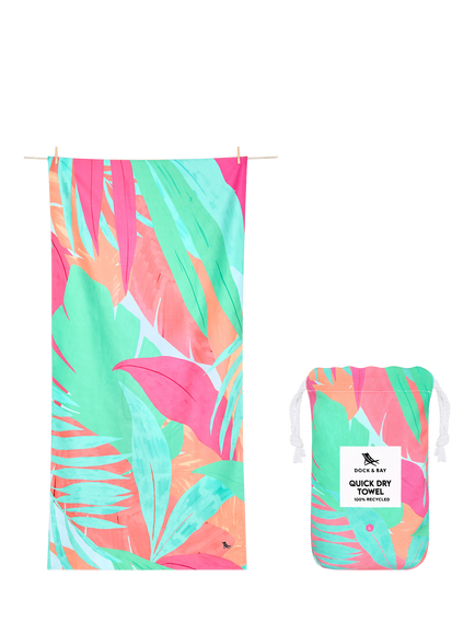 Dock & Bay Hot Tropics Beach Towel, Multi, Multi