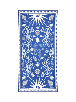 Dock & Bay Ocean Treasure Beach Towel, Blue - view 2, Blue