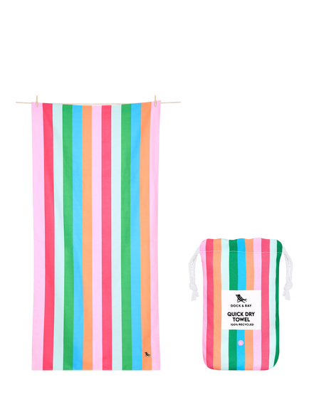 Dock & Bay Tutti Frutti Beach Towel, Multi, Multi