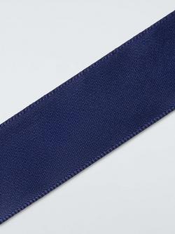 John Lewis Satin Gift Ribbon, 5m, Blue - view 2, Blue